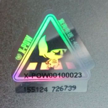 刮开式激光电码防伪标签
